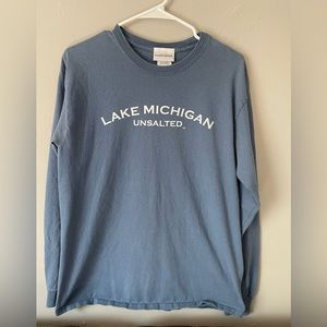 Unisex Lake MIchigan Unsalted Long Sleeve